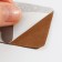 A set of patches for clothing "beige spectrum", square, adhesive, 4.3 × 4.3 cm, 4 pcs
