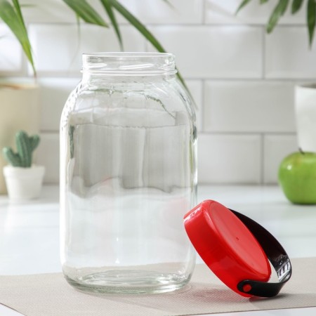 Glass jar with Macro lid, 3 l-1