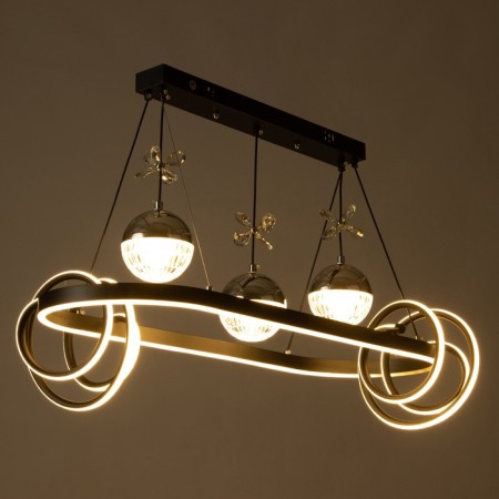Lamp with PDD "Fiora" LED 120W 3000-6000K Black 62x33x15-115 cm-4
