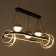 Lamp with PDD "Fiora" LED 120W 3000-6000K Black 62x33x15-115 cm