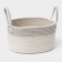 Set of storage baskets, manual weaving, cotton, 2 pcs: 30 × 22 × 16 cm, 37 × 28 × 21 cm