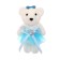 Foam toy "Bear in a skirt", Mix color