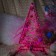 LED figure "Rose Christmas tree", 28 × 50 × 13 cm, 10 watts, 220 V