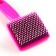 Pucoding plastic soft with rounded teeth, small, 6 x 13.5 cm, pink