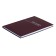 A4 accounting book, 120 sheets in the Bordeaux cage, hard cover, glossy lamination, offset block