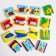 Soft puzzle for babies "Fun Logic", 5 puzzles, species mix, crumb I
