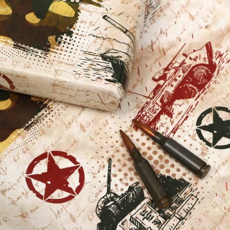 Glossy packaging "combat stock", 70 × 100 cm, 1 pc.-1