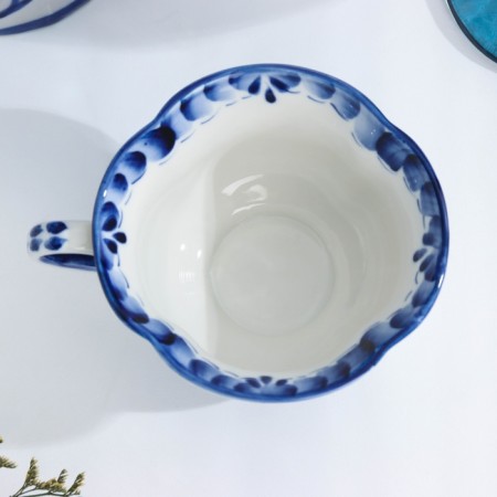 Tea couple "Mack", Gzhel-3