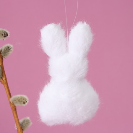 Soft toy "Bunny" on the suspension, 11 cm, color mix-3