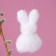 Soft toy "Bunny" on the suspension, 11 cm, color mix