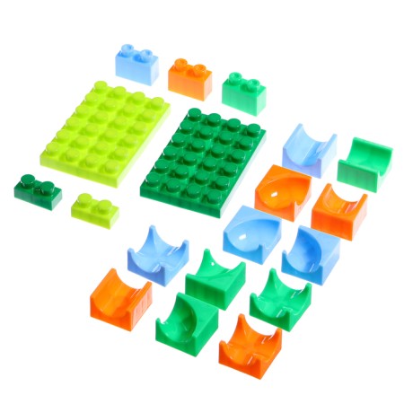 Designer block marble "turboshariki", 128 details-2
