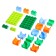 Designer block marble "turboshariki", 128 details