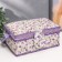 Casket for needlework "Lilac forget -me -nots" 10x13x19.5 cm