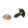Rifle eyes with plugs, “sparkles” set 24 pcs, size 1 pc: 1.8 cm, yellow color