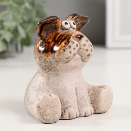 Souvenir Ceramics "Pyosik sits" 7.8x8.8x9.5 cm-1