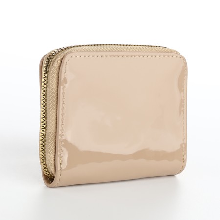Women's wallet with lightning, beige color-2