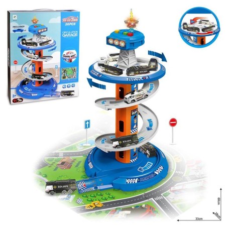 Parking "Racing in a circle", 3 cars in the kit, light and sound