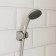 Holder for shower watering can Milardo 360 360CP00M53, wall, rotary, plastic, chrome