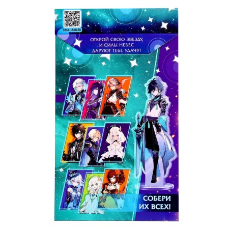 Anime figurine on the stand “Heaven’s Forces” with stickers, acrylic-6