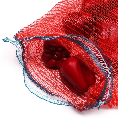 Vegetable grid with handles, red, 30 x 47 cm, 8 kg set 100 pcs-4
