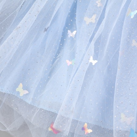 Carnival set "Stylish Princess": rim, blue dress, height 104-110 cm-6