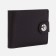 Male purse on a magnet, department for bills, for maps, for coins, dark brown color