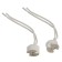 Introductive Lamp Feron DL2812, IP20, G5.3, 50 W, 175x92x25 mm, white/chrome color