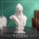 Bust "Tsar Ivan the Terrible" White, 4x2.5x6.5cm