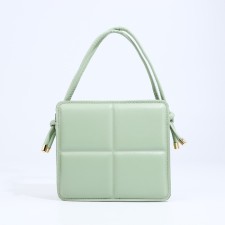 Bag Cross-Bodi with a zipper, mint color
