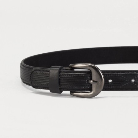 Building belt, width 2 cm, screw, buckle metal, black color-1