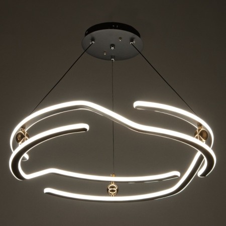 Origi lamp LED 264W 3000-6000K Black-gold 60x60x10-110 cm-3