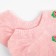 Women's socks minku "strawberries", pink color, size 36-39 (23-25 ​​cm)