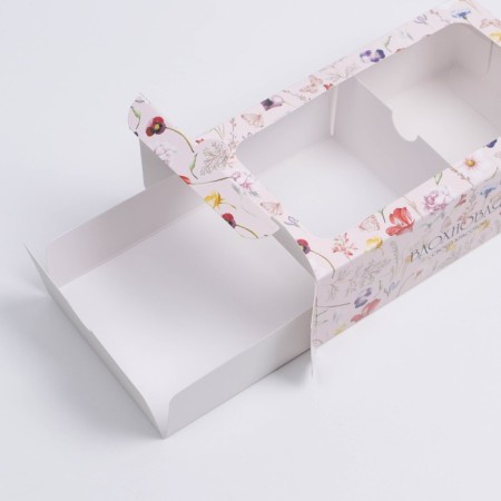Box for Makarun, confectionery packaging, “inspire” 18 x 10.5 x 5.5 cm-3