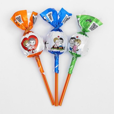 Caramel Loll Love IS, mix of tastes, 17.5 g