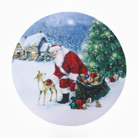 Napkin on the Christmas evening table 30x30cm, 100% p/e, oxford 420 g/m2-1