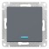 Switch SE AtlasDesign, 10 A, 1 key, with backlight, CX.1A, mechanism, Colorflower color