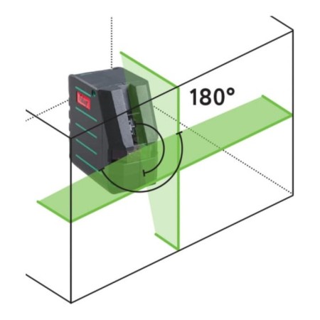 Laser Laser Fubag Crystal 20G VH, 25 m, 2 rays, thread 1/4 "-9