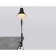 A table lamp with an E27 interchangeable lamp on the Ambrella Light, Desk, De7722, E27, Black Color