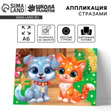 Application with rhinestones for children 