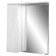 Bathroom Cabinet Mirror Iceberg Lilia 55, Left