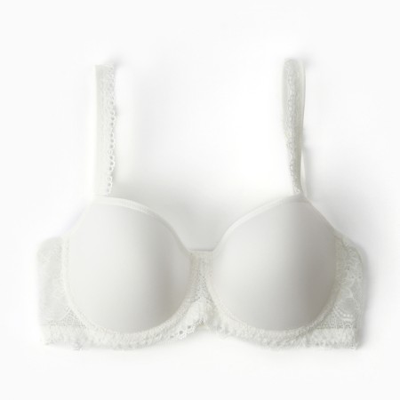 Women's bra, gloomy-white color, size 90d-3