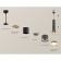 Suspended Ambrella Light, XP8115010, GX53 LED 12 W, Black Chrome Color, Yellow Gold