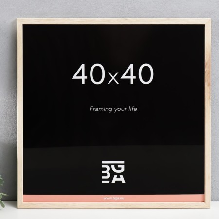 Photo frame from oak "Rock" 40x40 cm