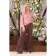 Female trousers, size 42, brown color