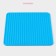 Square hot -shaped stand, 17 cm, blue color