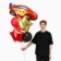 Set of balls "Racing", foil, latex, 7 pcs.