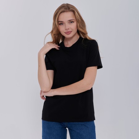 T -shirt female, black color, size 44 (m)-4