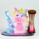Sanding clock for brushing the teeth "Unicorn", timer 3 minutes