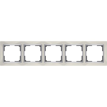 Frame for 5 posts WL03-FRAME-05-VORY, ivory color