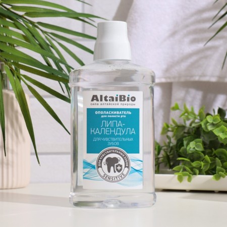 Altaibio oral rinse a cavity for sensitive teeth of linden-calendula, 400 ml